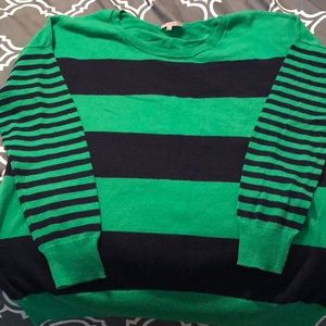 Green and Navy sweater by GAP